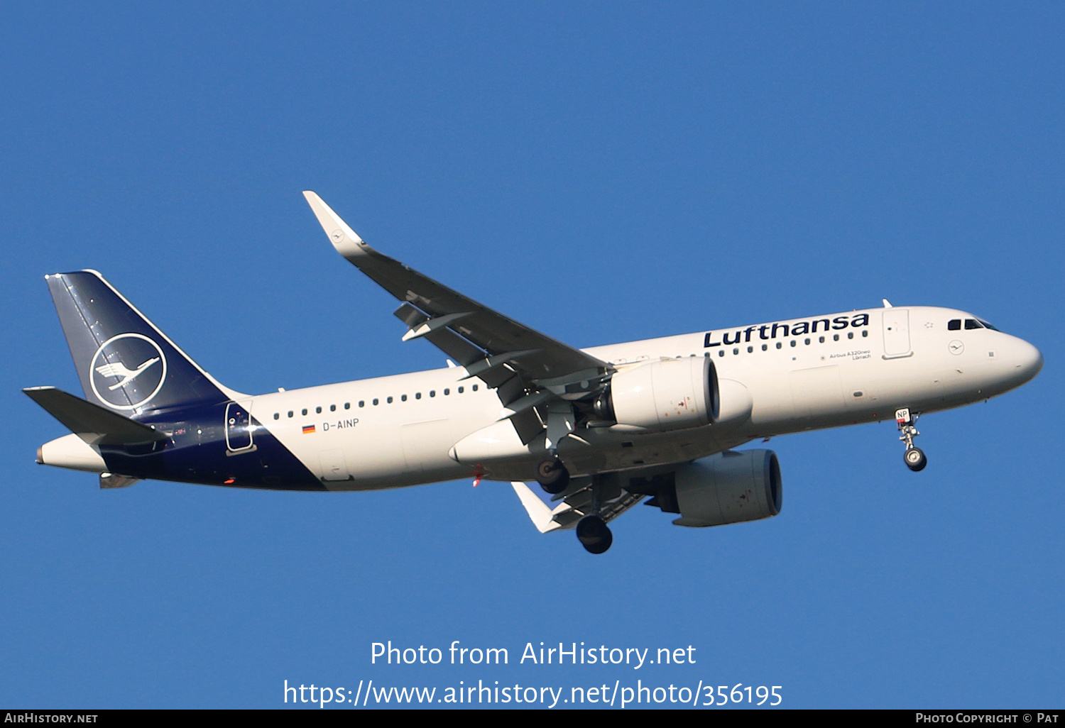 Aircraft Photo of D-AINP | Airbus A320-271N | Lufthansa | AirHistory.net #356195