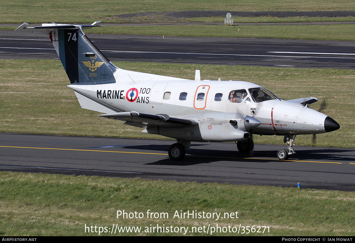 Aircraft Photo of 74 | Embraer EMB-121AN Xingu | France - Navy | AirHistory.net #356271