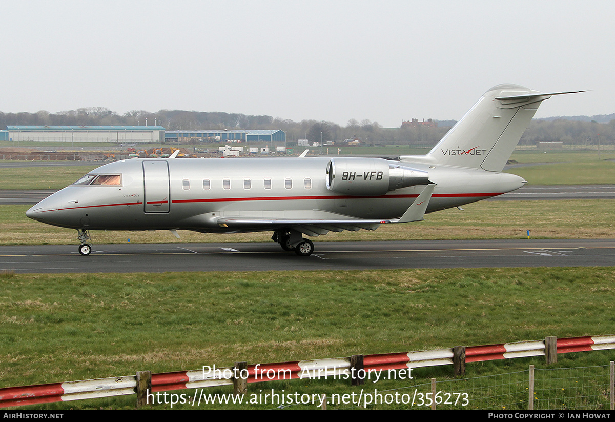 Aircraft Photo of 9H-VFB | Bombardier Challenger 605 (CL-600-2B16) | VistaJet | AirHistory.net #356273