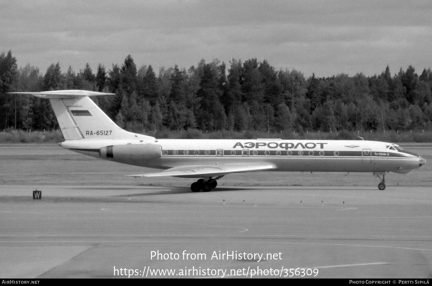 Aircraft Photo of RA-65127 | Tupolev Tu-134A-3 | Aeroflot | AirHistory.net #356309