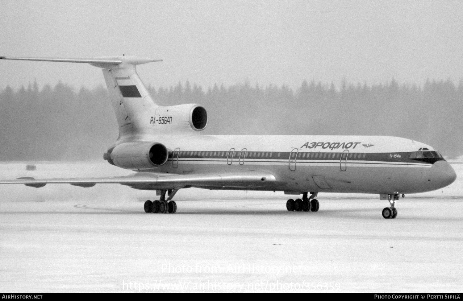 Aircraft Photo of RA-85647 | Tupolev Tu-154M | Aeroflot | AirHistory.net #356359