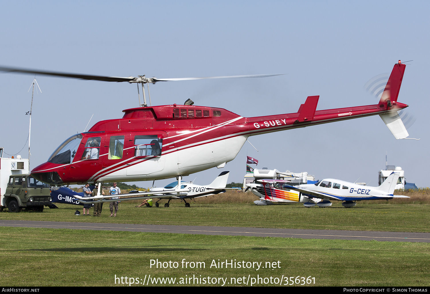 Aircraft Photo of G-SUEY | Bell 206L-1 LongRanger II | AirHistory.net #356361