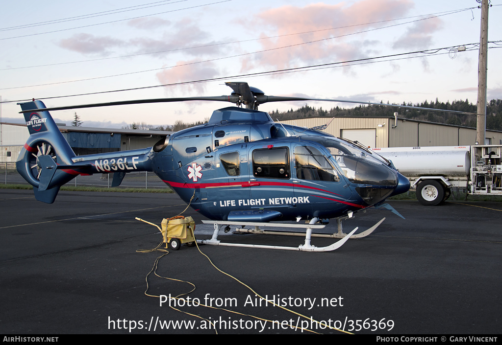 Aircraft Photo of N836LF | Eurocopter EC-135P-2+ | Life Flight Network | AirHistory.net #356369