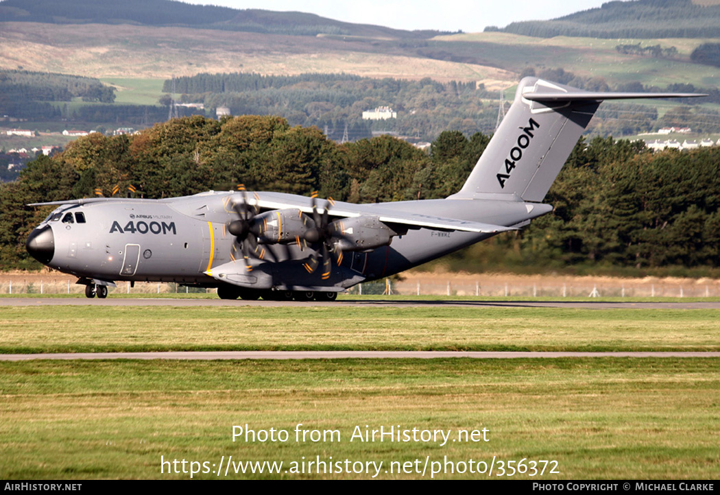 Aircraft Photo of F-WWMZ | Airbus A400M Atlas | Airbus | AirHistory.net #356372