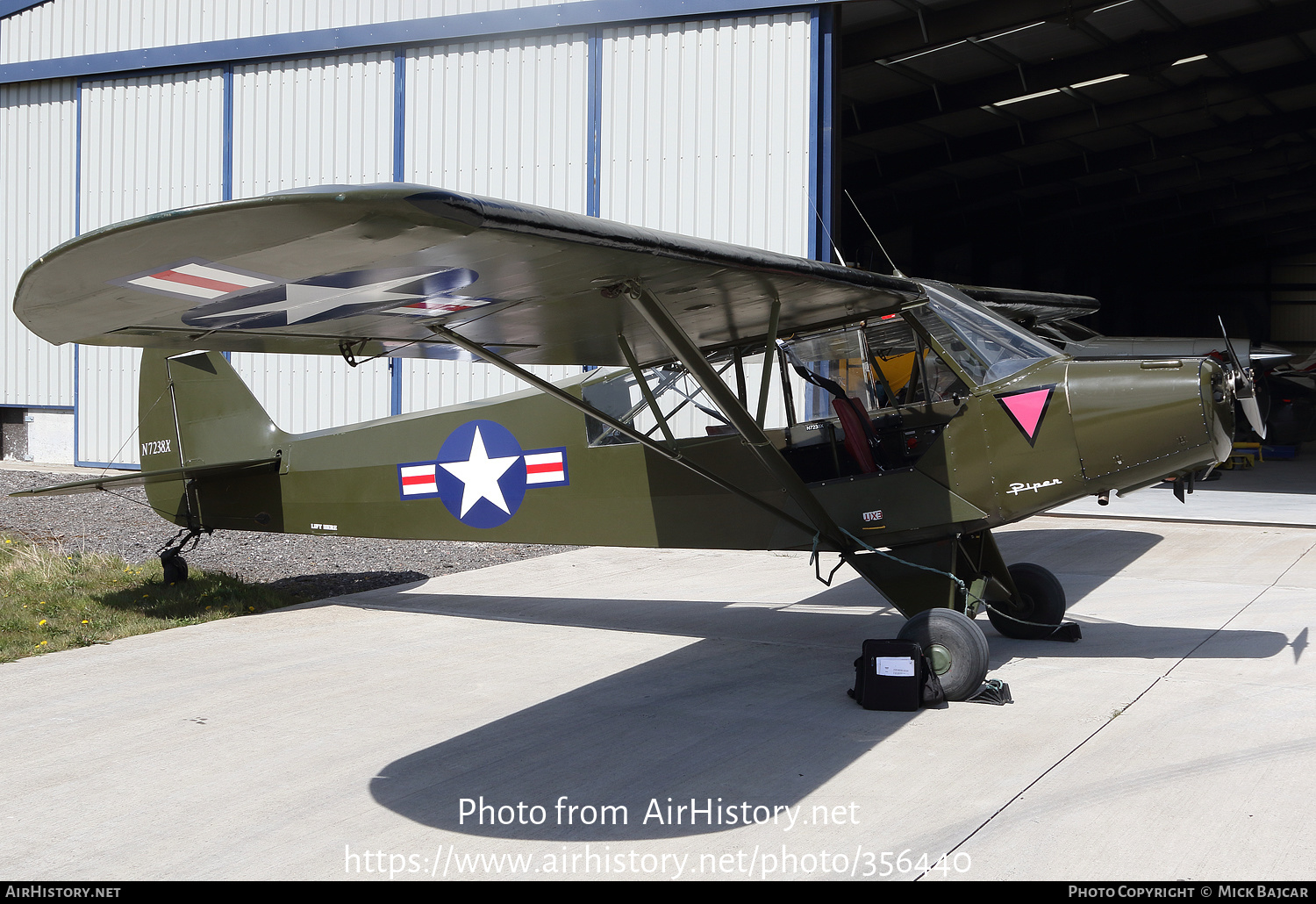 Aircraft Photo of N7238X | Piper L-18C Super Cub | USA - Army | AirHistory.net #356440