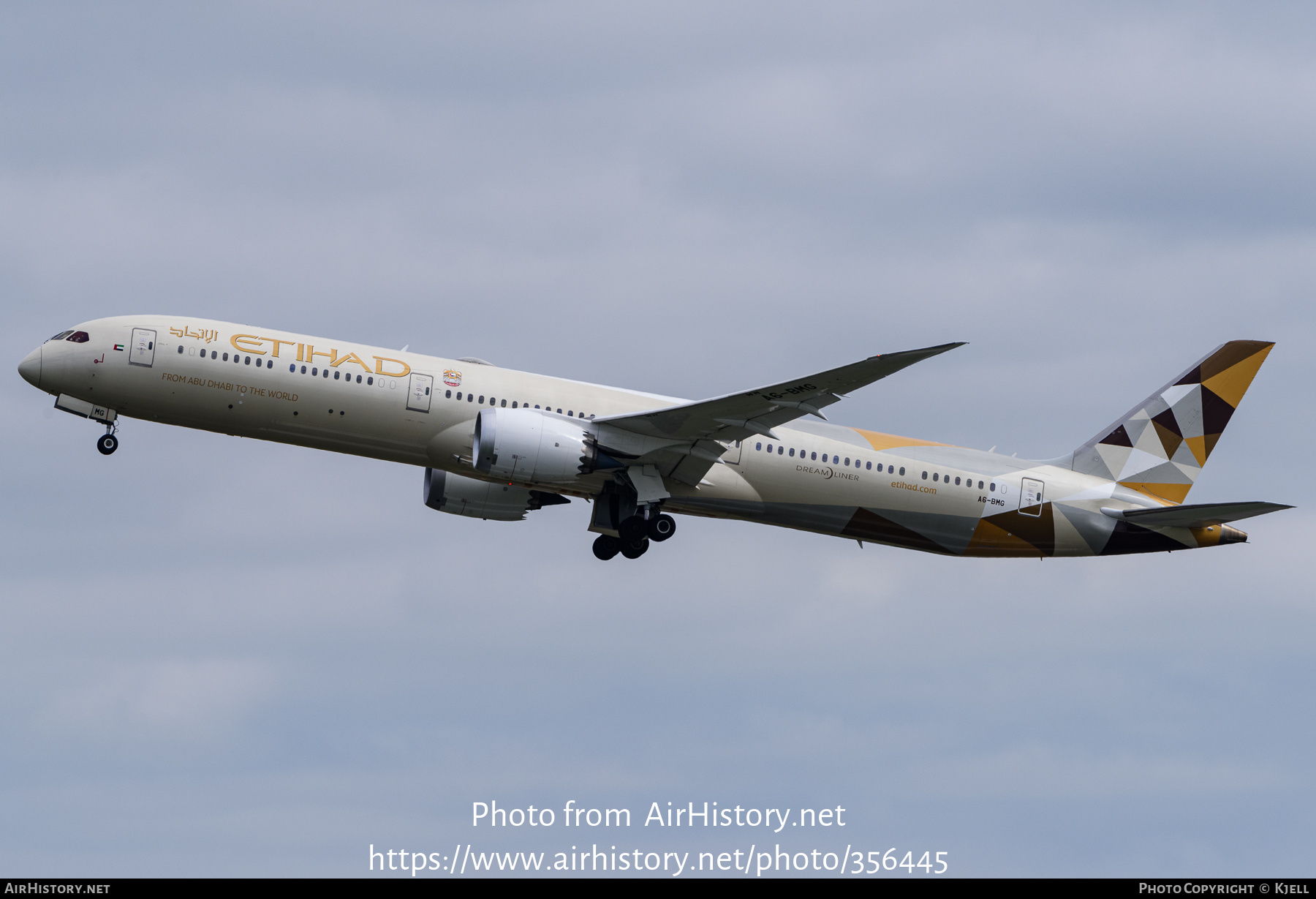 Aircraft Photo of A6-BMG | Boeing 787-10 Dreamliner | Etihad Airways | AirHistory.net #356445