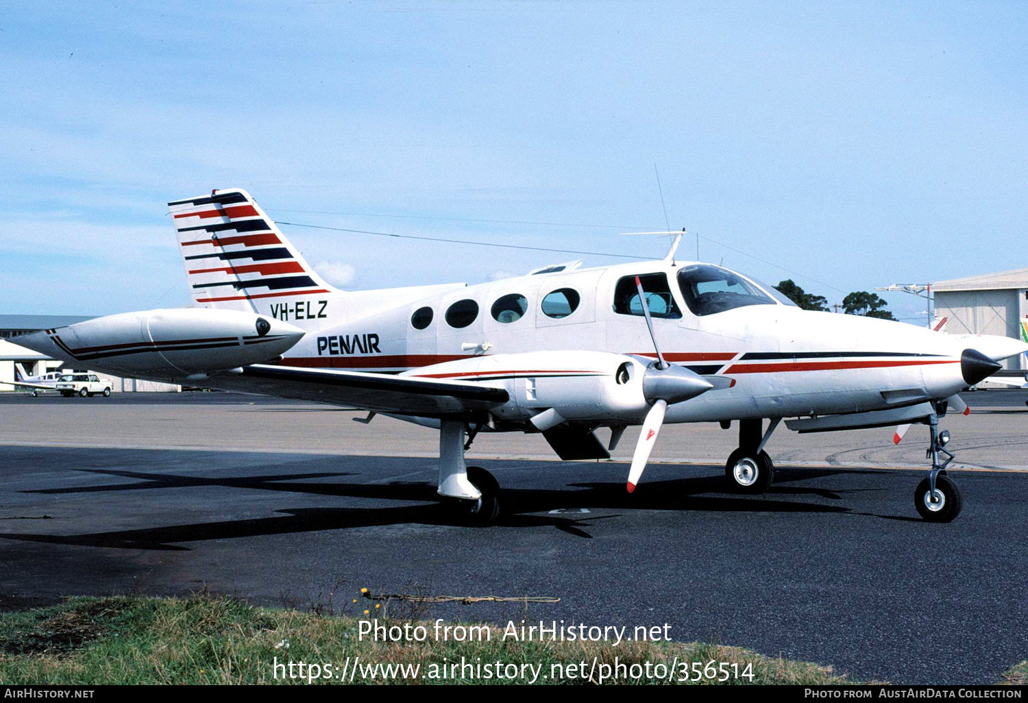 Aircraft Photo of VH-ELZ | Cessna 402 | Penair | AirHistory.net #356514