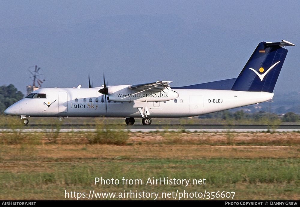 Aircraft Photo of D-BLEJ | Bombardier DHC-8-314Q Dash 8 | InterSky | AirHistory.net #356607