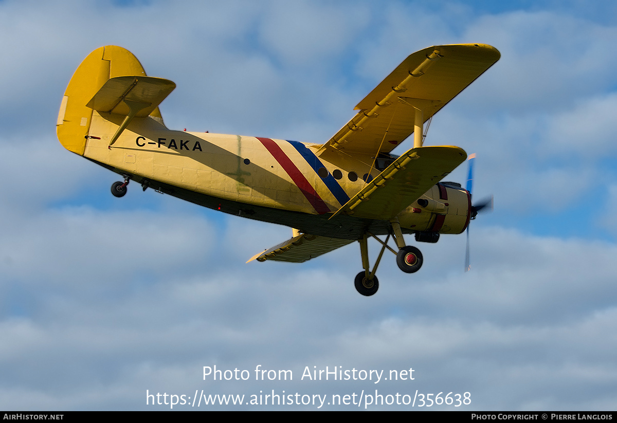 Aircraft Photo of C-FAKA | Antonov An-2 | AirHistory.net #356638