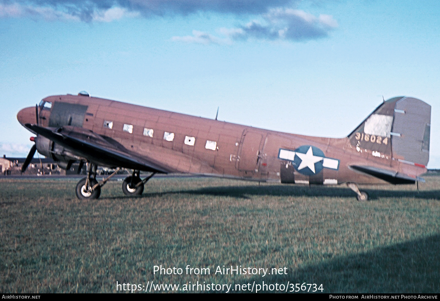 Aircraft Photo of 43-16024 / 316024 | Douglas C-47A Skytrain | USA - Air Force | AirHistory.net #356734