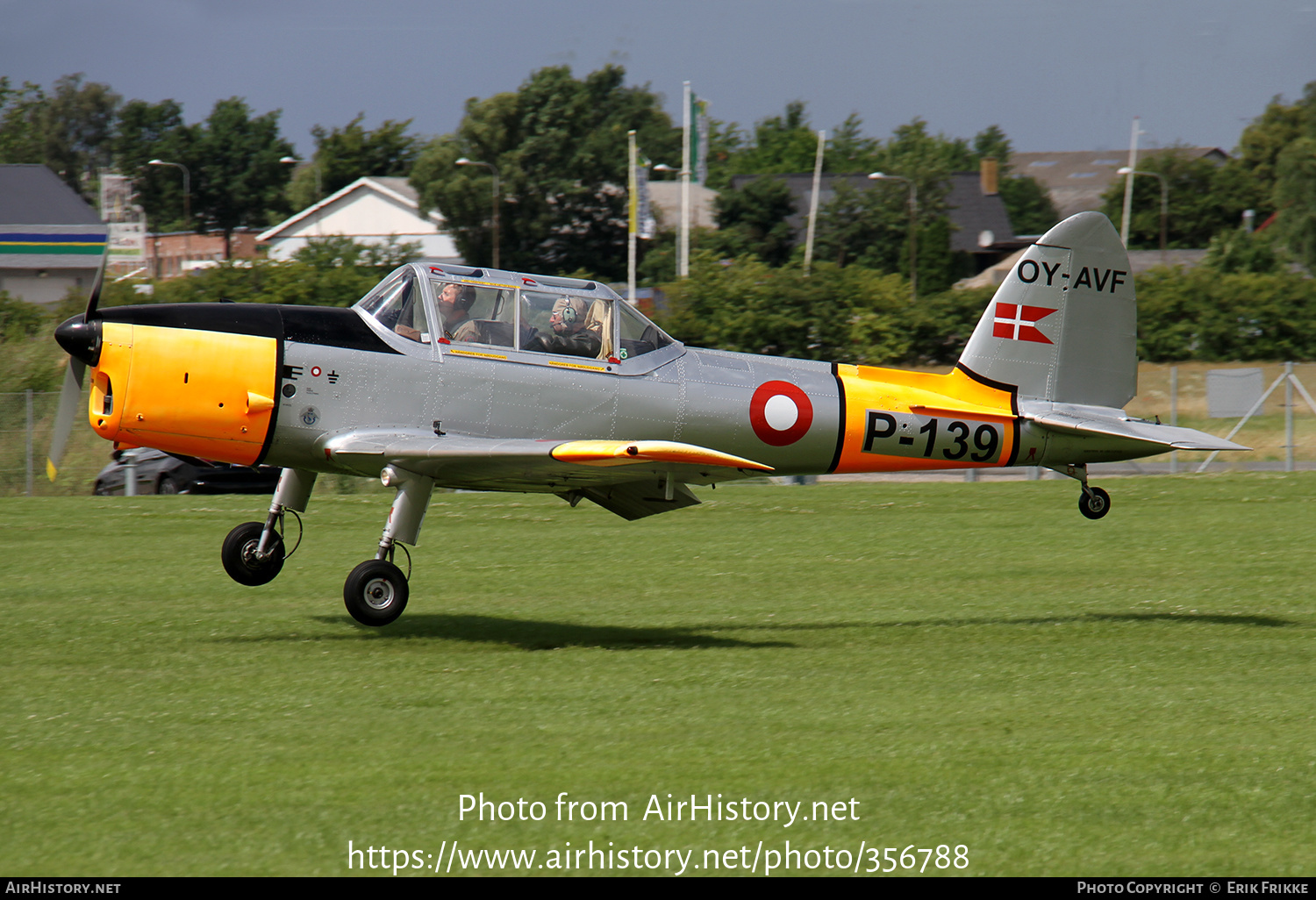 Aircraft Photo of OY-AVF / P-139 | De Havilland Canada DHC-1 Chipmunk Mk22 | Denmark - Air Force | AirHistory.net #356788