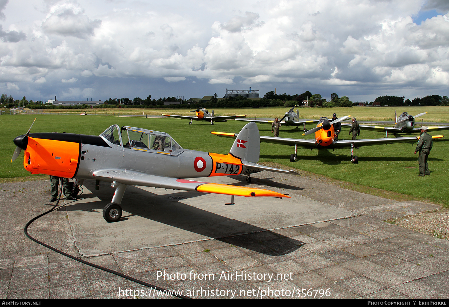 Aircraft Photo of OY-ALL / P-142 | De Havilland DHC-1 Chipmunk Mk22 | Denmark - Air Force | AirHistory.net #356796