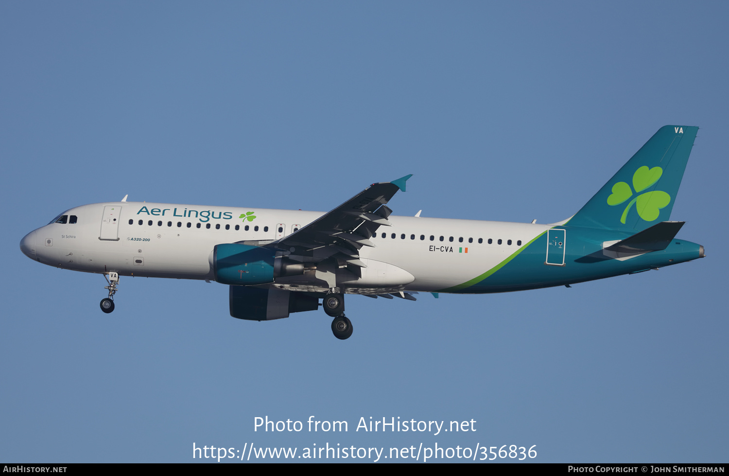 Aircraft Photo of EI-CVA | Airbus A320-214 | Aer Lingus | AirHistory.net #356836