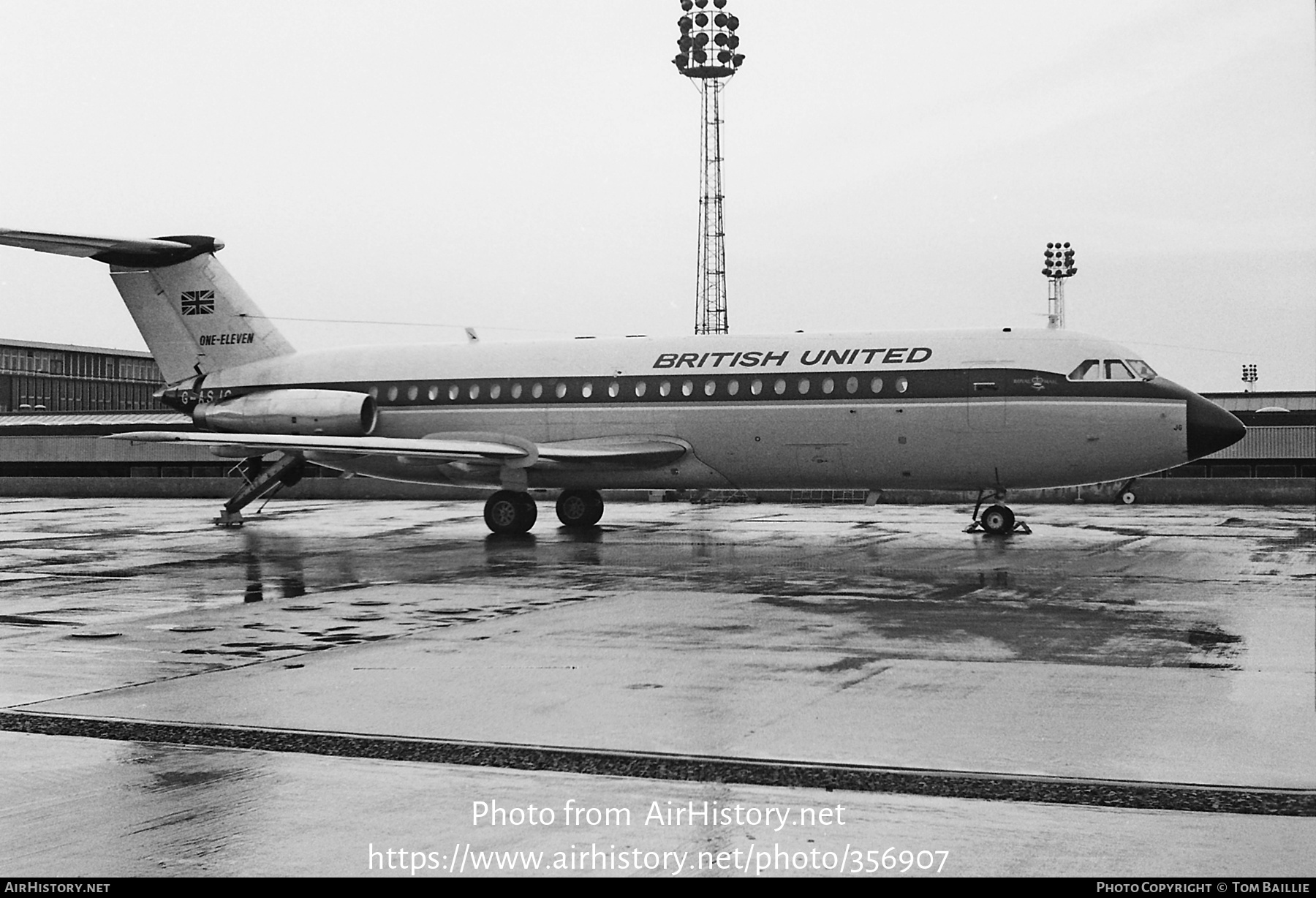 Aircraft Photo of G-ASJG | BAC 111-201AC One-Eleven | British United Airways - BUA | AirHistory.net #356907