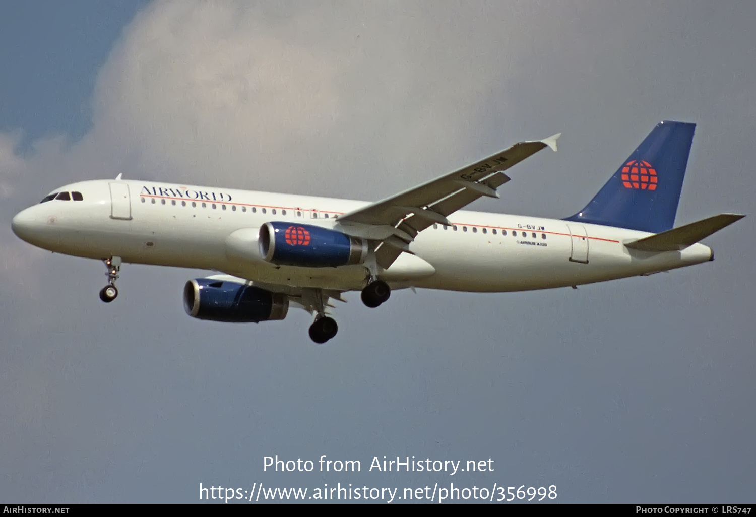 Aircraft Photo of G-BVJW | Airbus A320-231 | AirWorld | AirHistory.net #356998