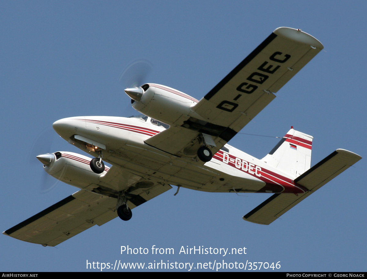 Aircraft Photo of D-GDEC | Piper PA-34-200T Seneca II | AirHistory.net #357046