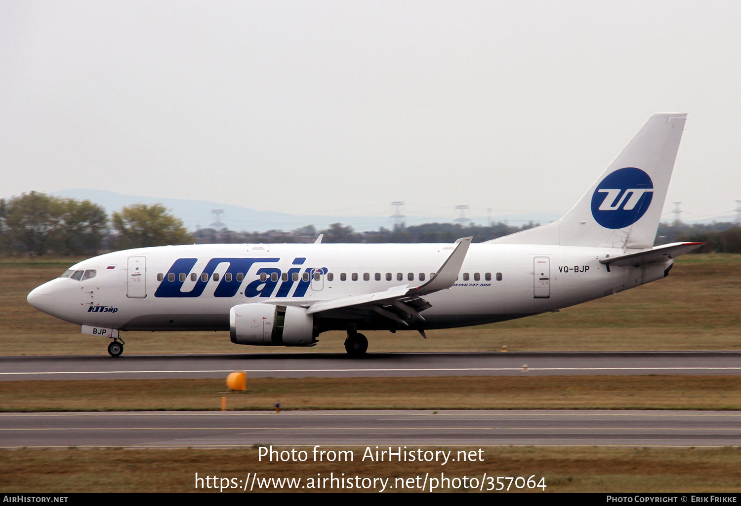 Aircraft Photo of VQ-BJP | Boeing 737-524 | UTair | AirHistory.net #357064