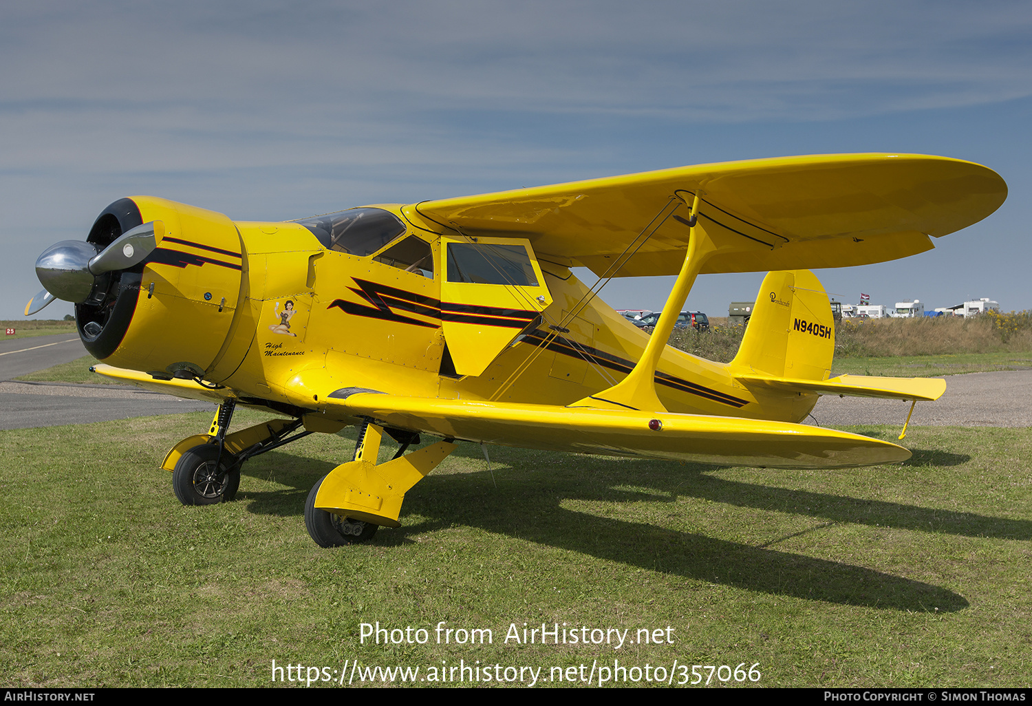 Aircraft Photo of N9405H | Beech D17S | AirHistory.net #357066