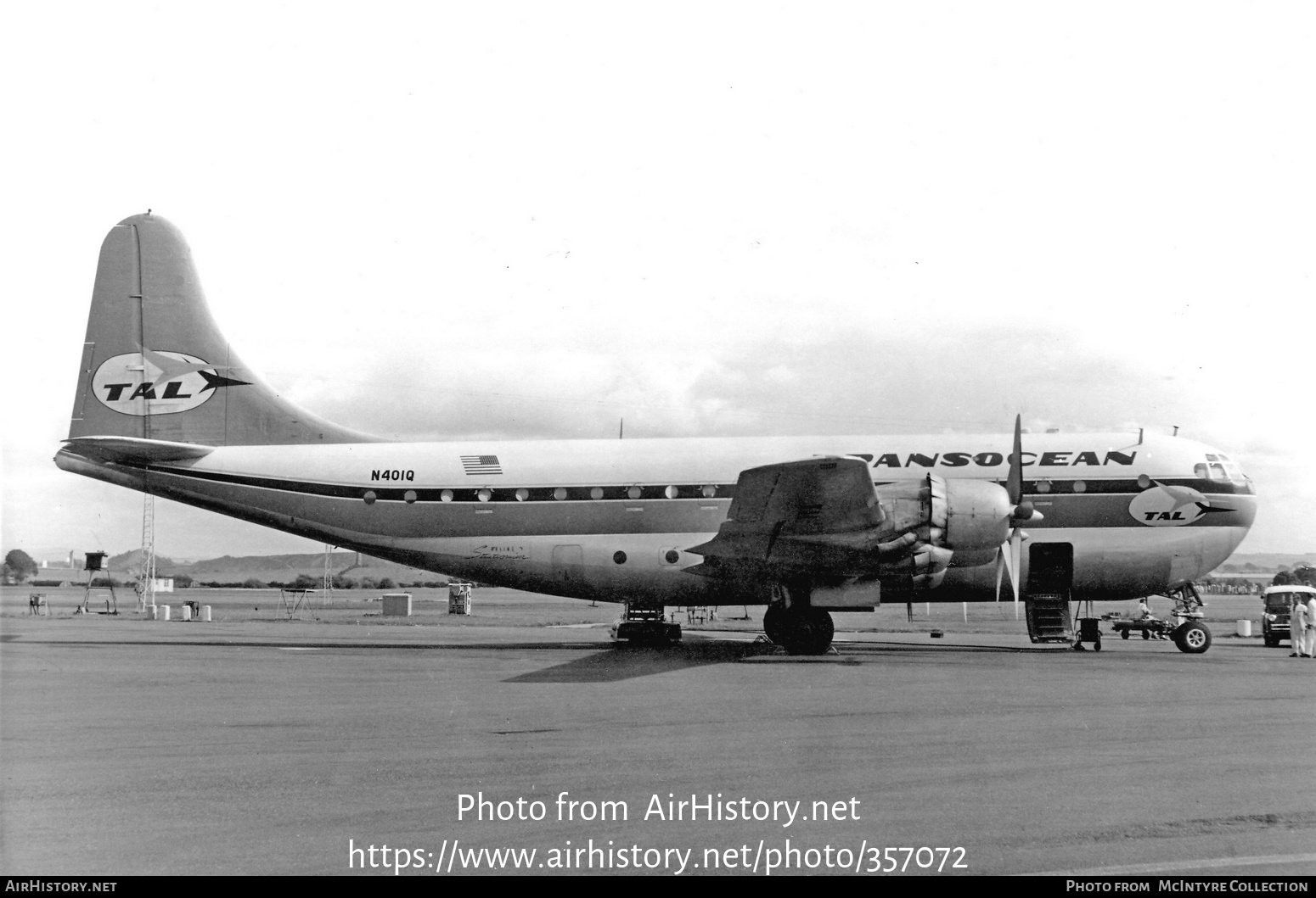 Aircraft Photo of N401Q | Boeing 377-10-26 Stratocruiser | Transocean Air Lines - TALOA | AirHistory.net #357072