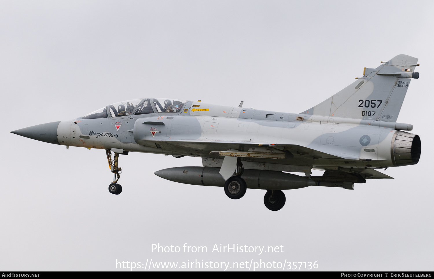 Aircraft Photo of 2057 / DI07 | Dassault Mirage 2000-5DI | Taiwan - Air Force | AirHistory.net #357136