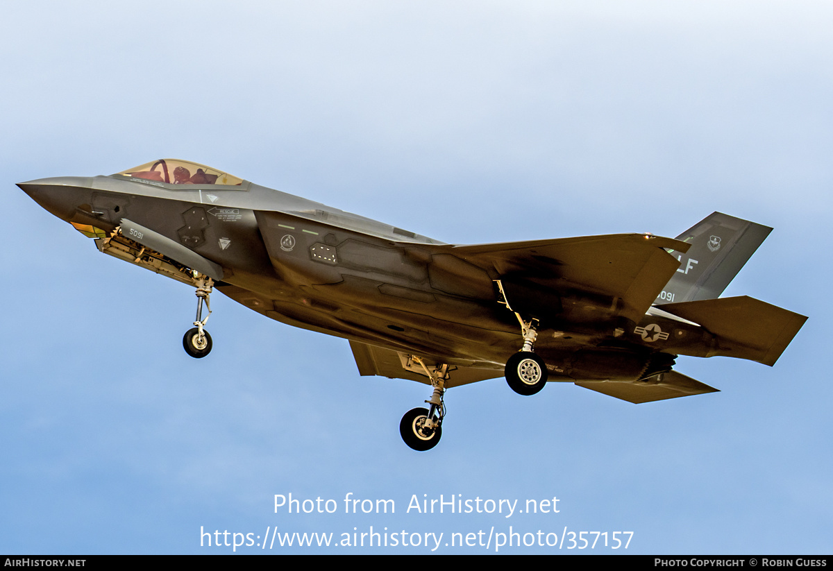 Aircraft Photo of 14-5091 / AF145091 | Lockheed Martin F-35A Lightning II | USA - Air Force | AirHistory.net #357157