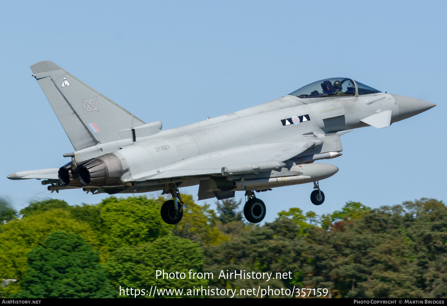 Aircraft Photo of ZK323 | Eurofighter EF-2000 Typhoon FGR4 | UK - Air Force | AirHistory.net #357159