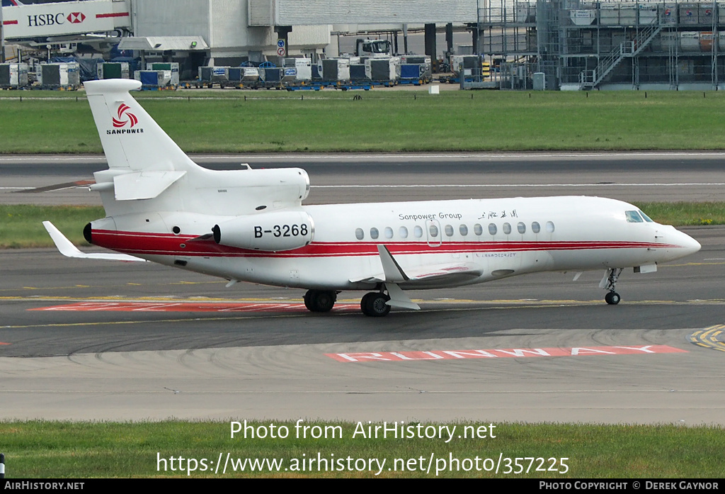 Aircraft Photo of B-3268 | Dassault Falcon 7X | Deer Jet | AirHistory.net #357225