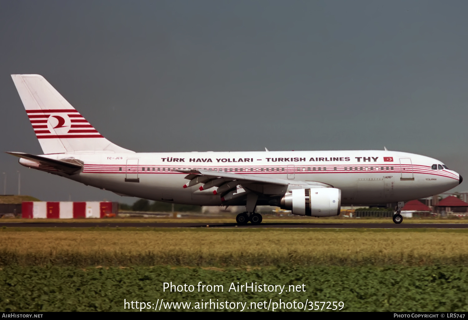 Aircraft Photo of TC-JCS | Airbus A310-203 | THY Türk Hava Yolları - Turkish Airlines | AirHistory.net #357259