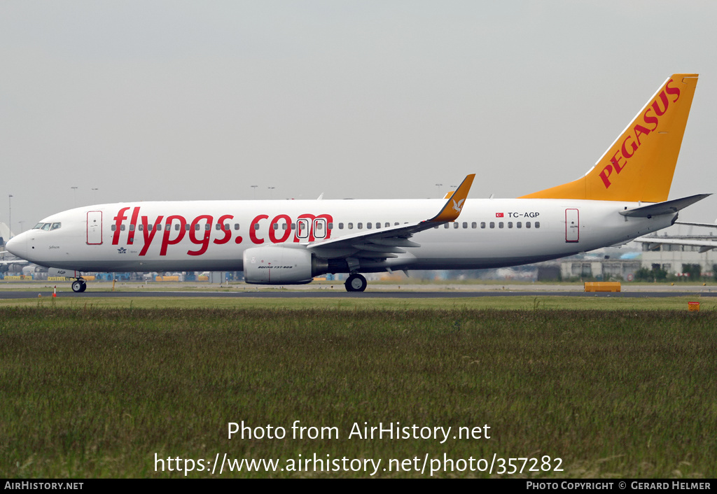 Aircraft Photo of TC-AGP | Boeing 737-82R | Pegasus Airlines | AirHistory.net #357282