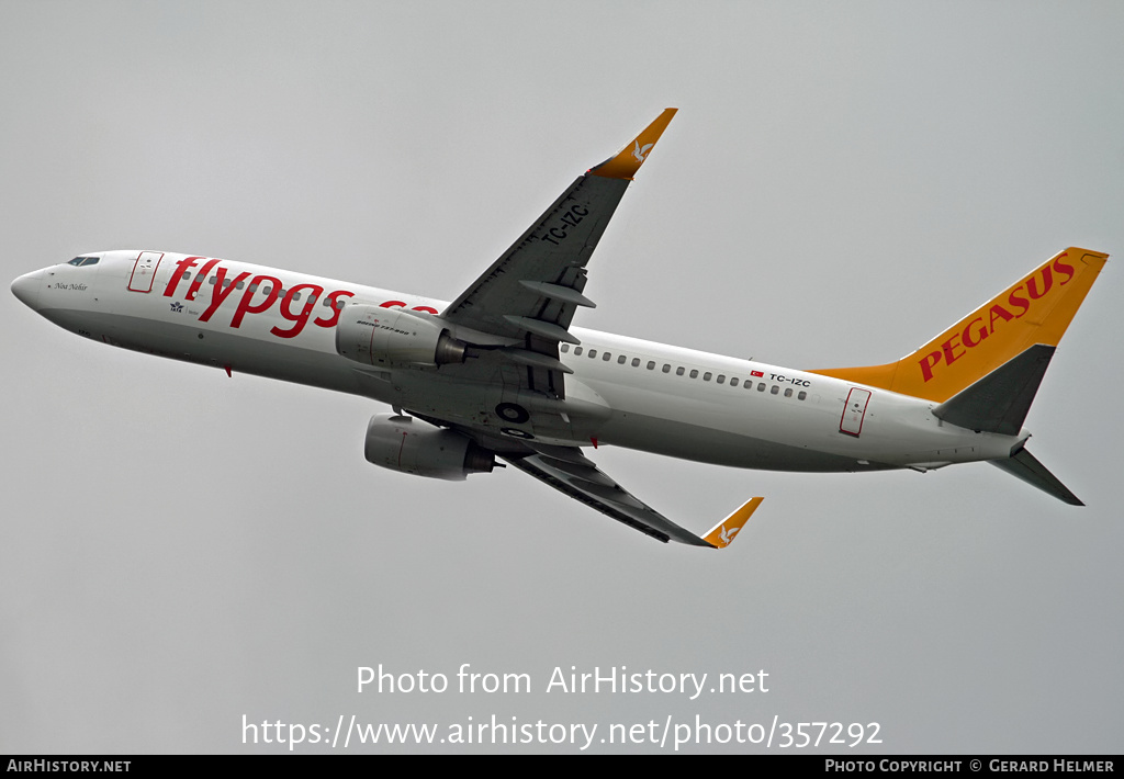 Aircraft Photo of TC-IZC | Boeing 737-86J | Pegasus Airlines | AirHistory.net #357292