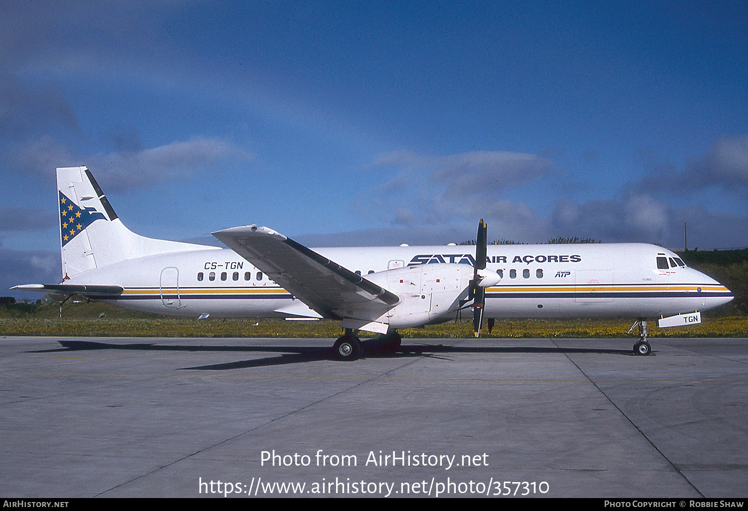 Aircraft Photo of CS-TGN | British Aerospace ATP | SATA Air Açores | AirHistory.net #357310