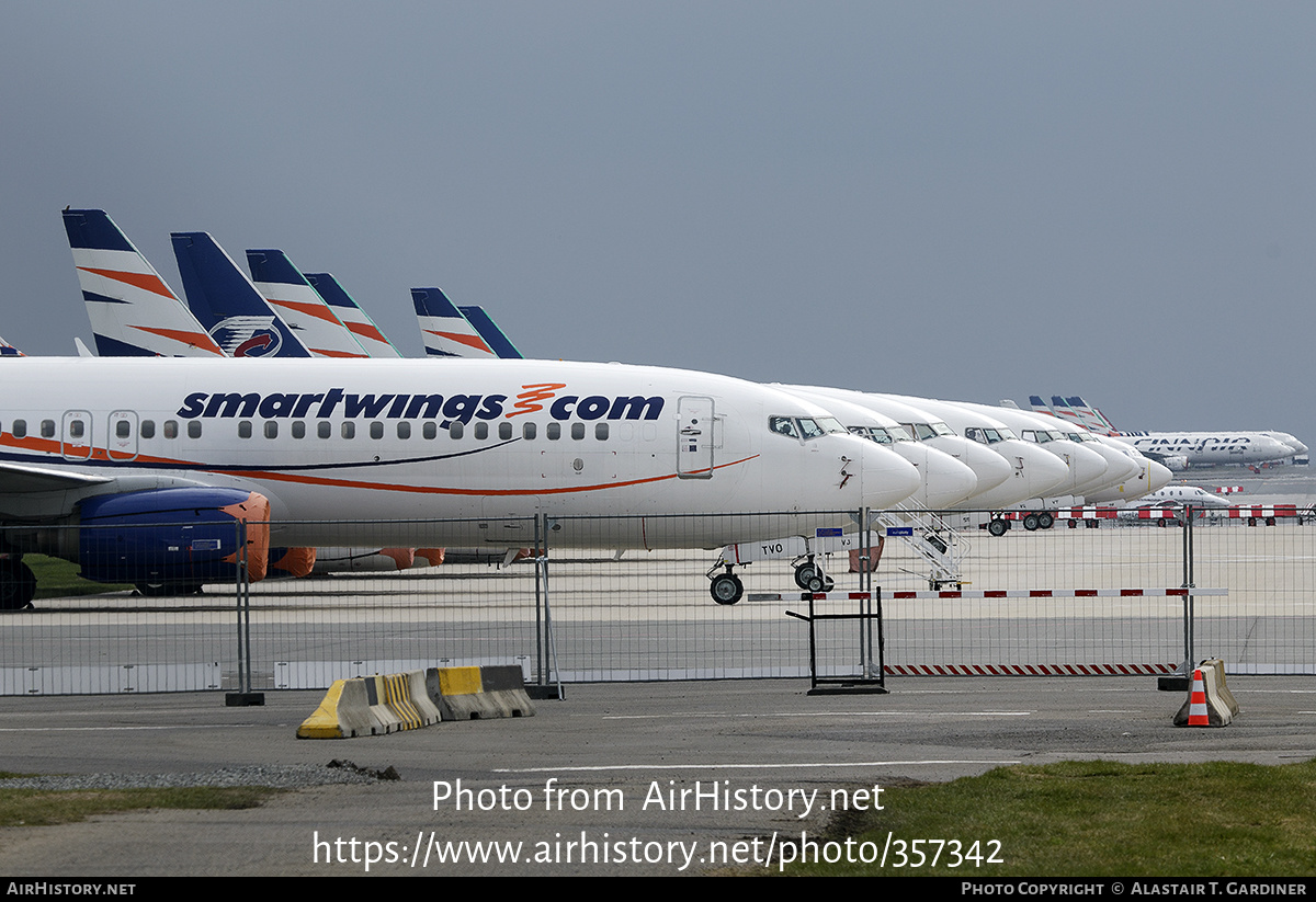 Aircraft Photo of OK-TVO | Boeing 737-8CX | Smartwings | AirHistory.net #357342