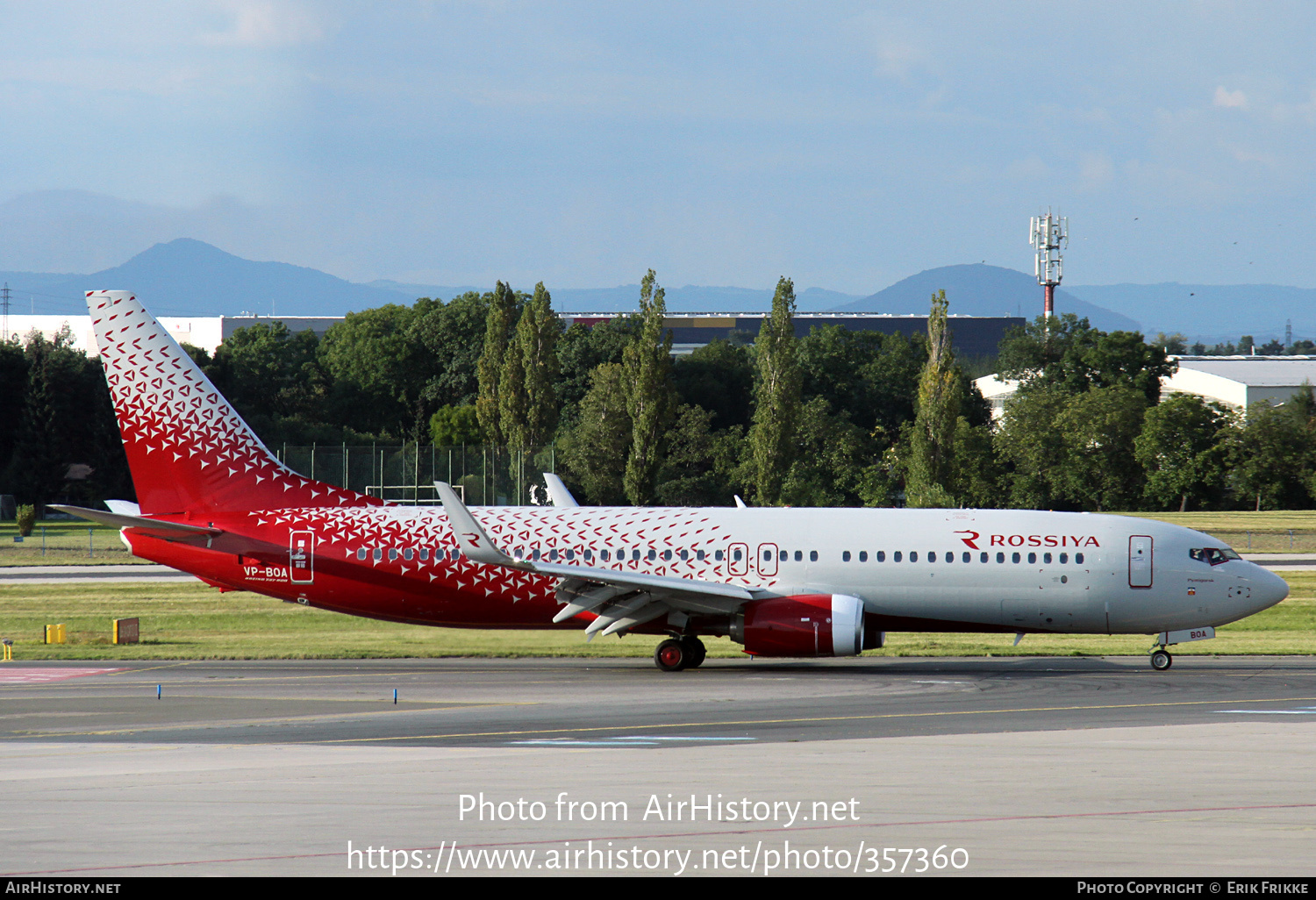 Aircraft Photo of VP-BOA | Boeing 737-800 | Rossiya - Russian Airlines | AirHistory.net #357360