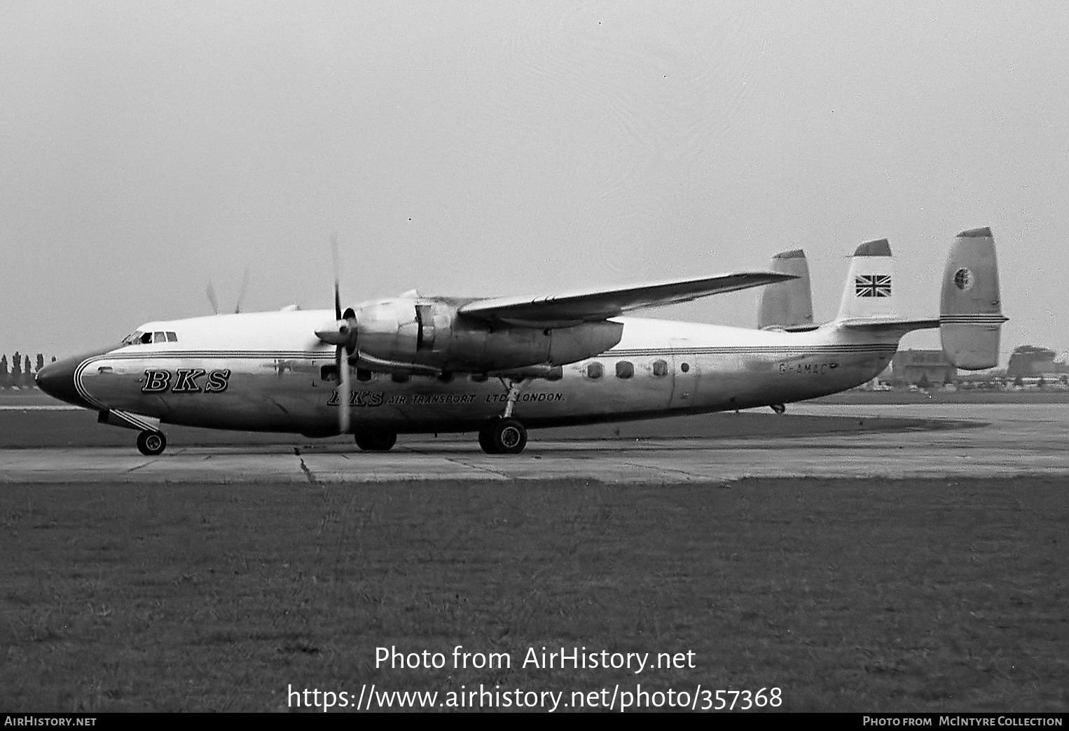 Aircraft Photo of G-AMAC | Airspeed AS-57 Ambassador 2 | BKS Air Transport | AirHistory.net #357368