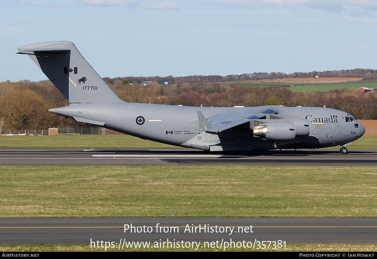 Aircraft Photo of 177701 | Boeing CC-177 Globemaster III (C-17A) | Canada - Air Force | AirHistory.net #357381