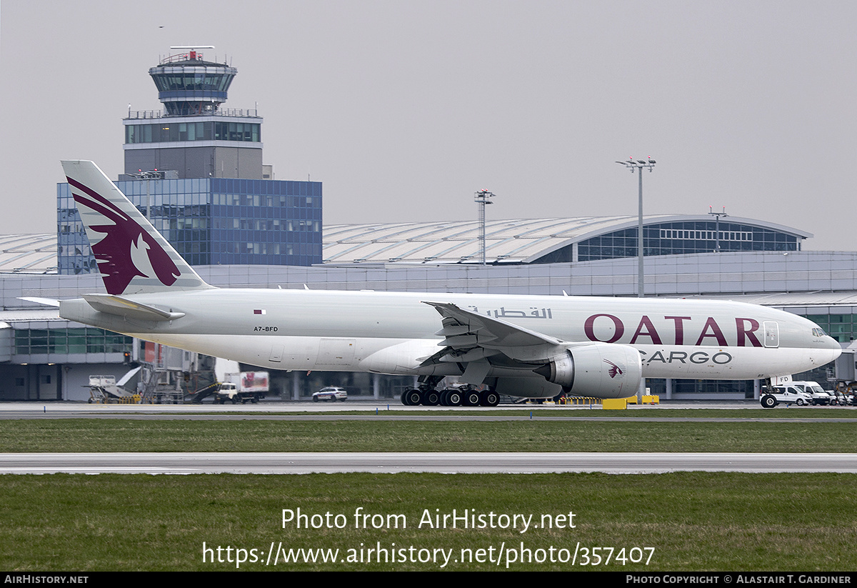 Aircraft Photo of A7-BFD | Boeing 777-FDZ | Qatar Airways Cargo | AirHistory.net #357407