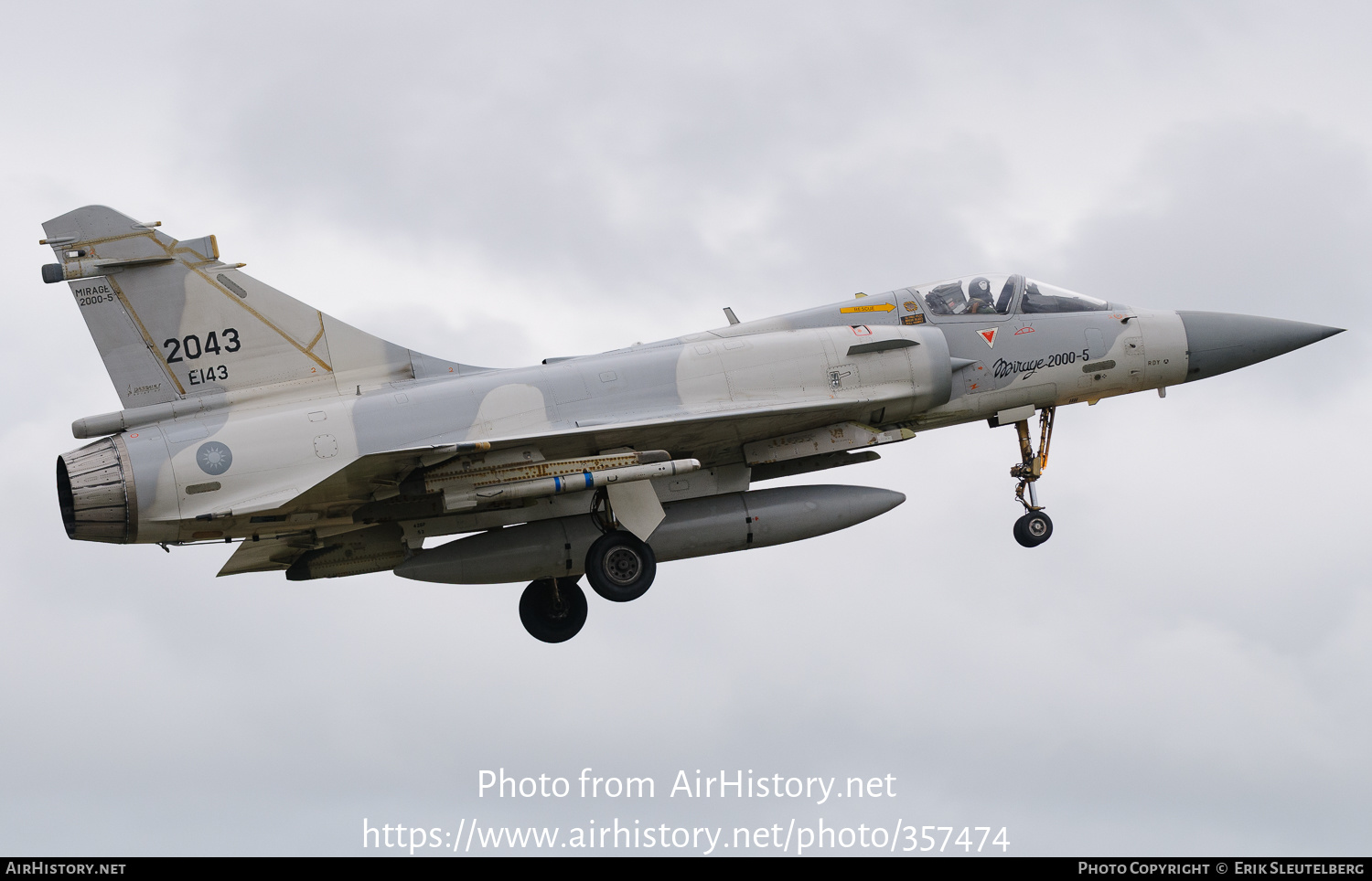 Aircraft Photo of 2043 / EI43 | Dassault Mirage 2000-5EI | Taiwan - Air Force | AirHistory.net #357474