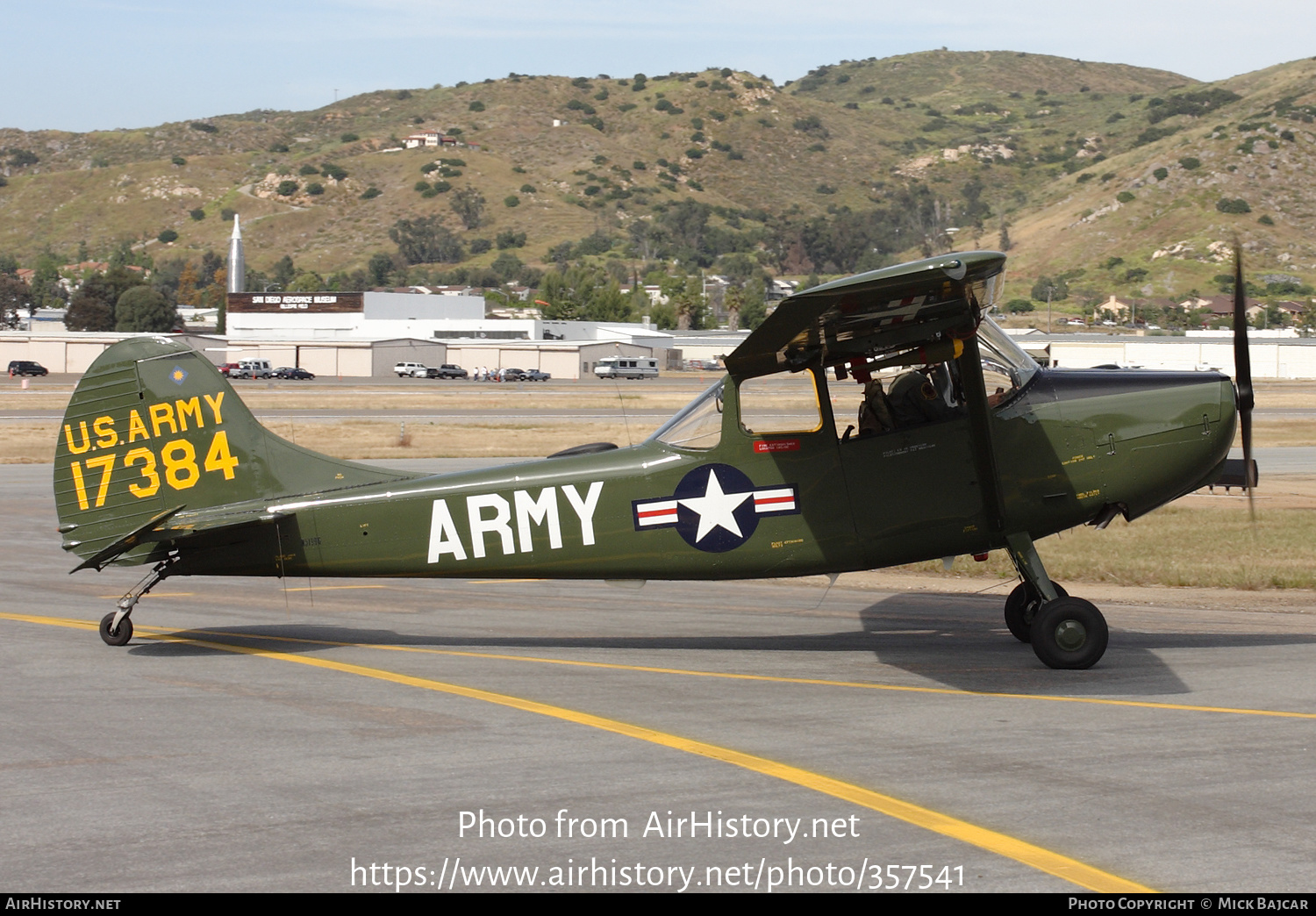 Aircraft Photo of N5199G / 17384 | Cessna O-1... Bird Dog | USA - Army | AirHistory.net #357541