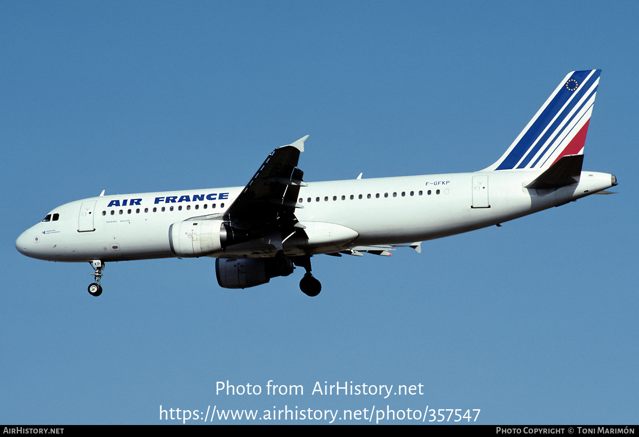 Aircraft Photo of F-GFKP | Airbus A320-211 | Air France | AirHistory.net #357547