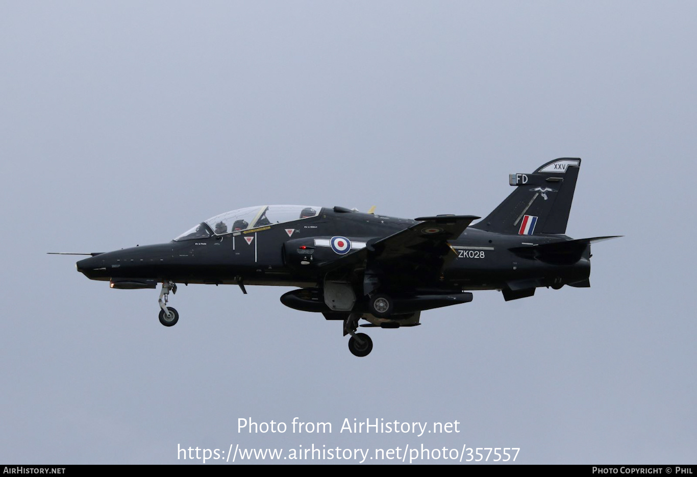 Aircraft Photo of ZK028 | BAE Systems Hawk T.2 | UK - Air Force | AirHistory.net #357557