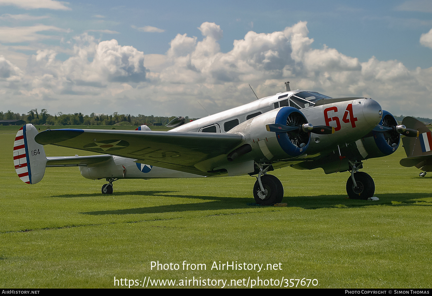 Aircraft Photo of G-BKGL / 1164 | Beech Expeditor 3TM | USA - Air Force | AirHistory.net #357670