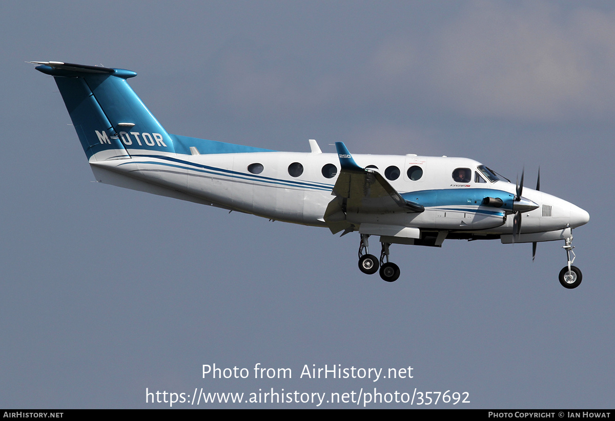 Aircraft Photo of M-OTOR | Beechcraft 250 King Air (200GT) | AirHistory.net #357692