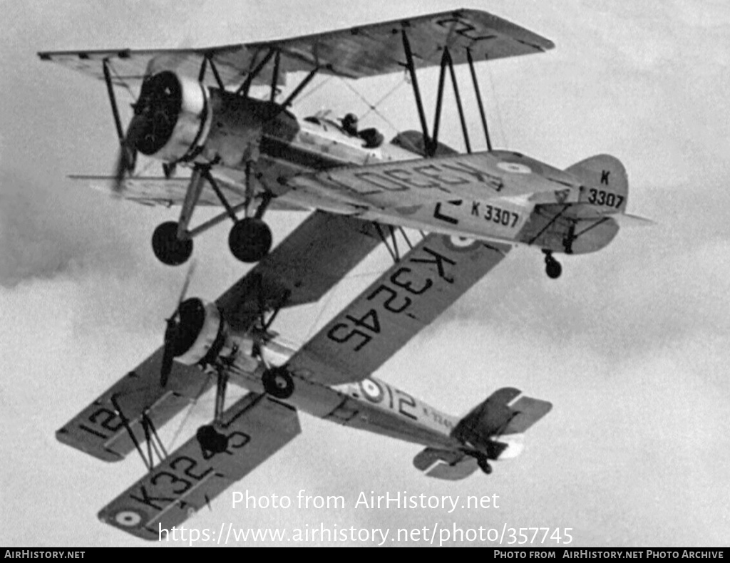 Aircraft Photo of K3307 | Avro 621 Tutor Mk1 | UK - Air Force | AirHistory.net #357745