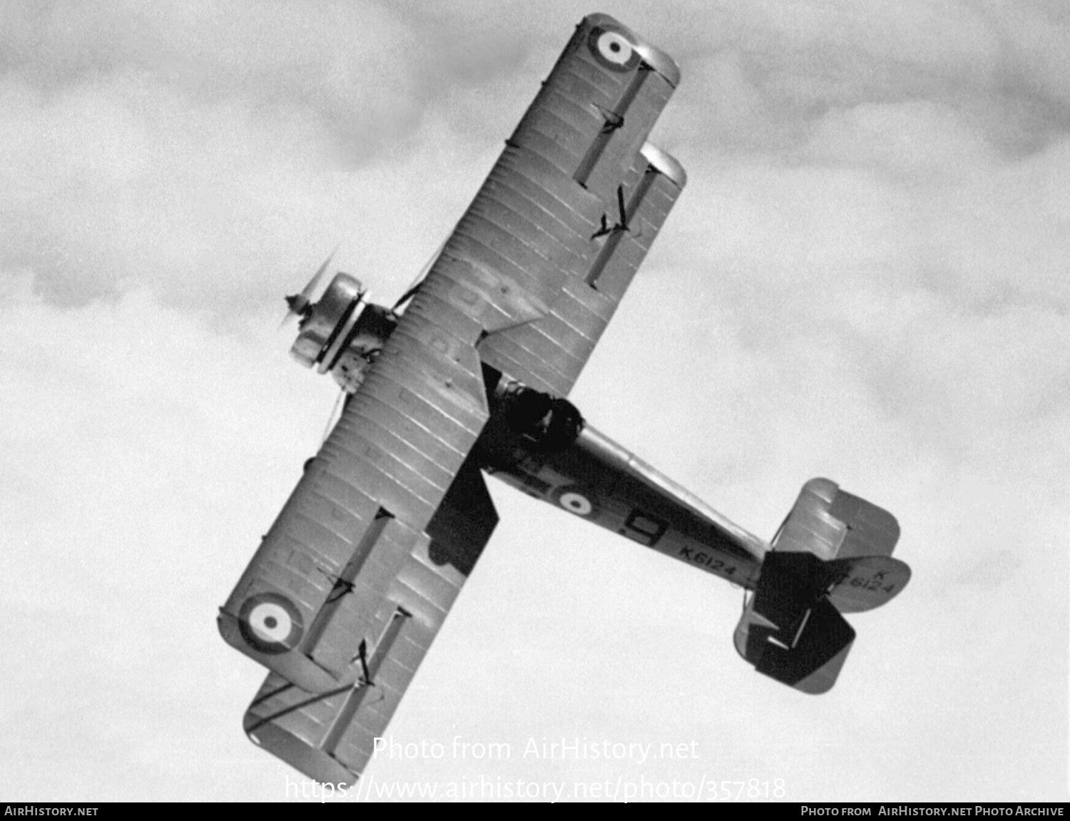 Aircraft Photo of K6124 | Avro 621 Tutor Mk1 | UK - Air Force | AirHistory.net #357818