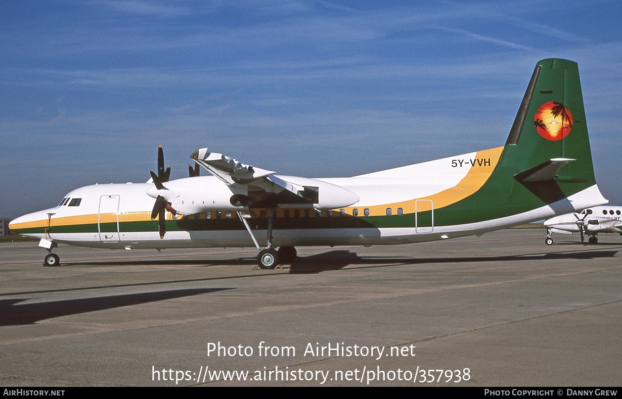 Aircraft Photo of 5Y-VVH | Fokker 50 | Bluebird Aviation | AirHistory.net #357938