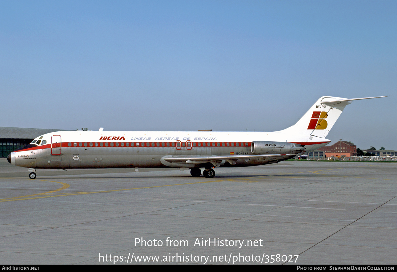 Aircraft Photo of EC-BYJ | McDonnell Douglas DC-9-32 | Iberia | AirHistory.net #358027