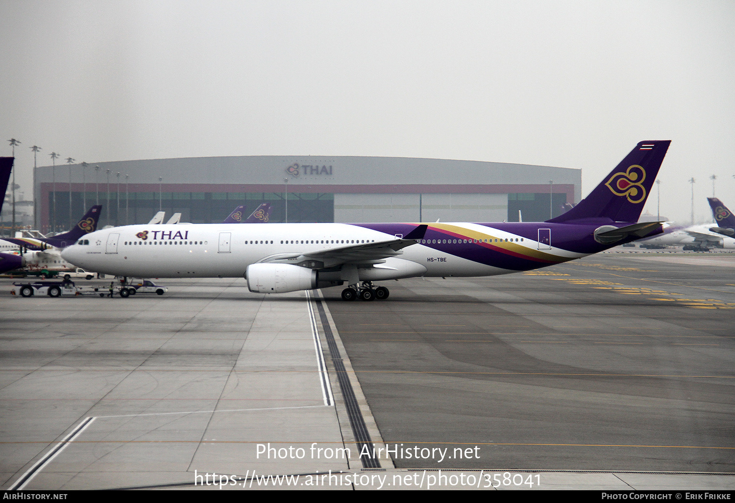 Aircraft Photo of HS-TBE | Airbus A330-343 | Thai Airways International | AirHistory.net #358041