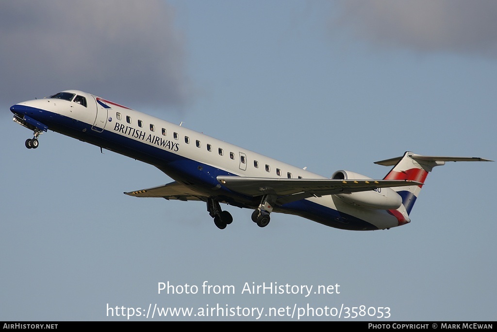 Aircraft Photo of G-EMBD | Embraer ERJ-145EU (EMB-145EU) | British Airways | AirHistory.net #358053