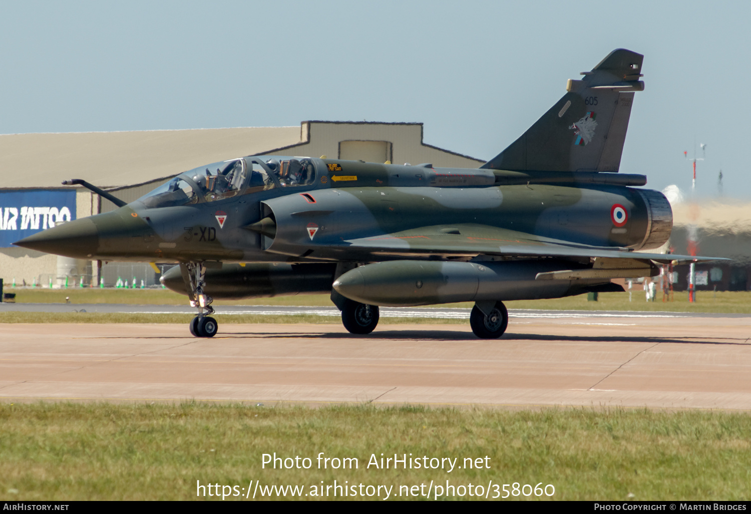 Aircraft Photo of 605 | Dassault Mirage 2000D | France - Air Force | AirHistory.net #358060