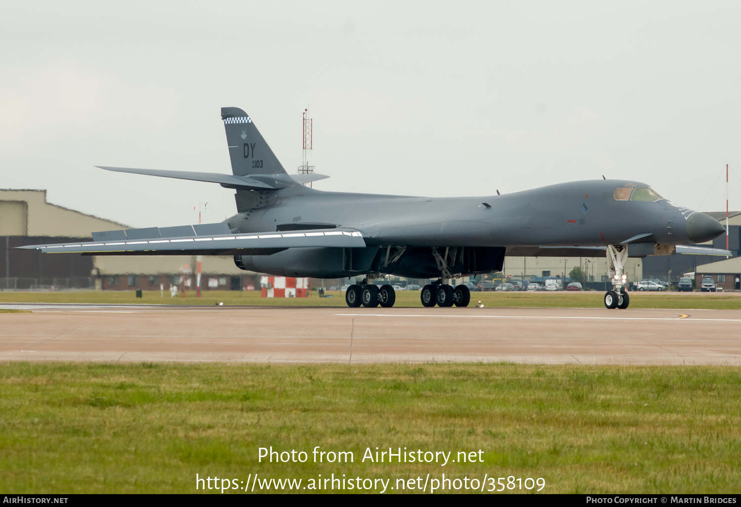 Aircraft Photo of 86-0103 / AF86-103 | Rockwell B-1B Lancer | USA - Air Force | AirHistory.net #358109